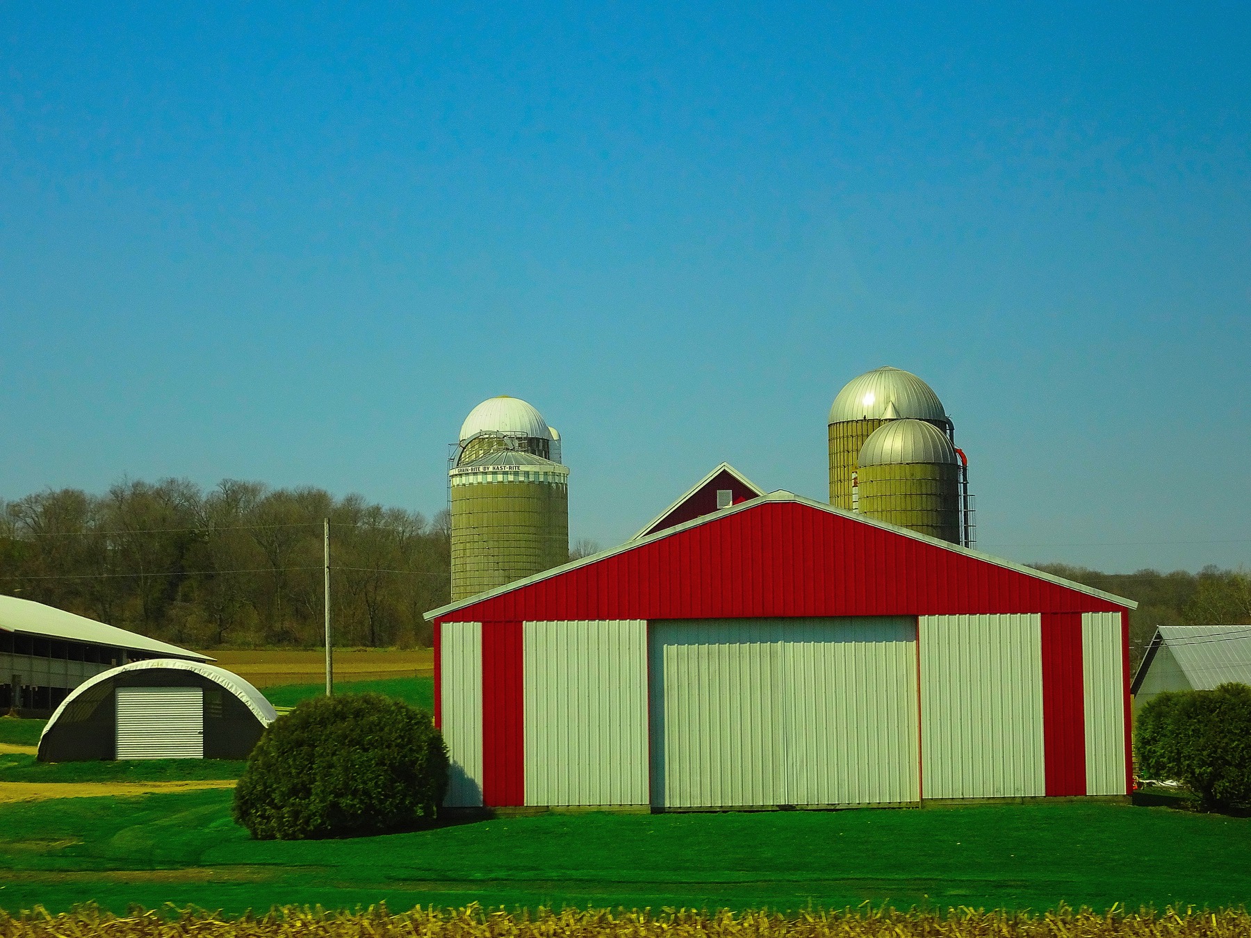 Dairy farm near Reedsburg, Wisconsin